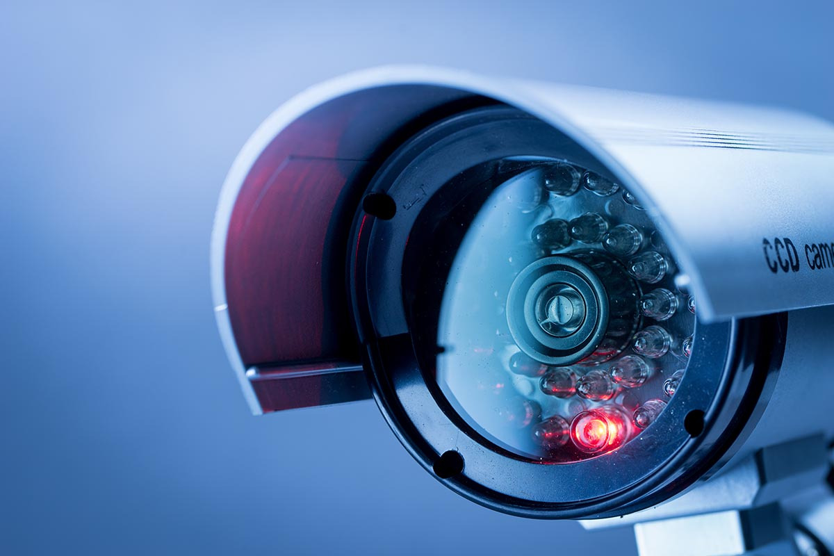 CCTV camera in a professional environment