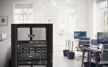 Tower server in a professional office environment